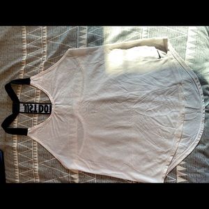 White Nike workout top